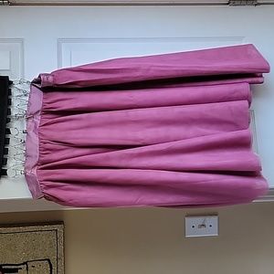 Modcloth mauve tulle midi skirt
